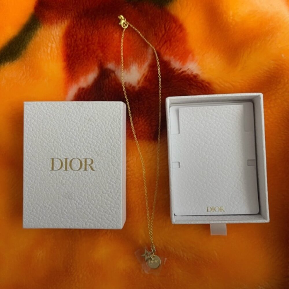Dior Beauty Gold Chain Star Necklace - *Upcycled/Reworked*